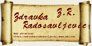 Zdravka Radosavljević vizit kartica